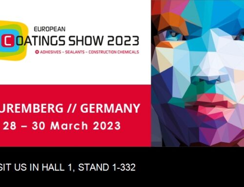 Meet us at the European Coatings Show 28th to 30th March 2023!